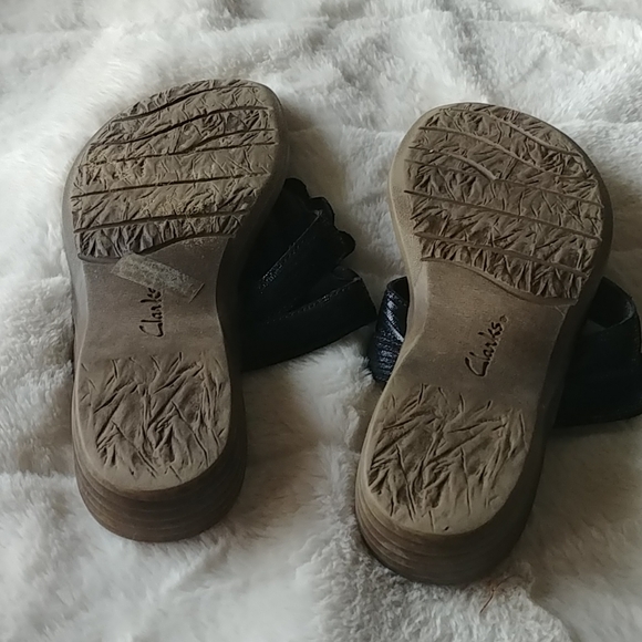 Clark's bendables leather sandals Size 9M - Picture 3 of 3